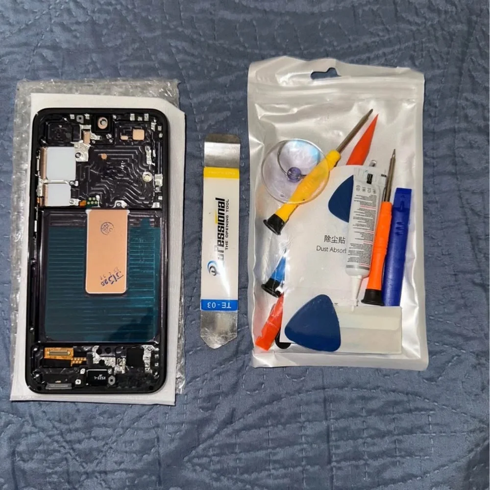 Cell Phone Repair Kit with Black Frame